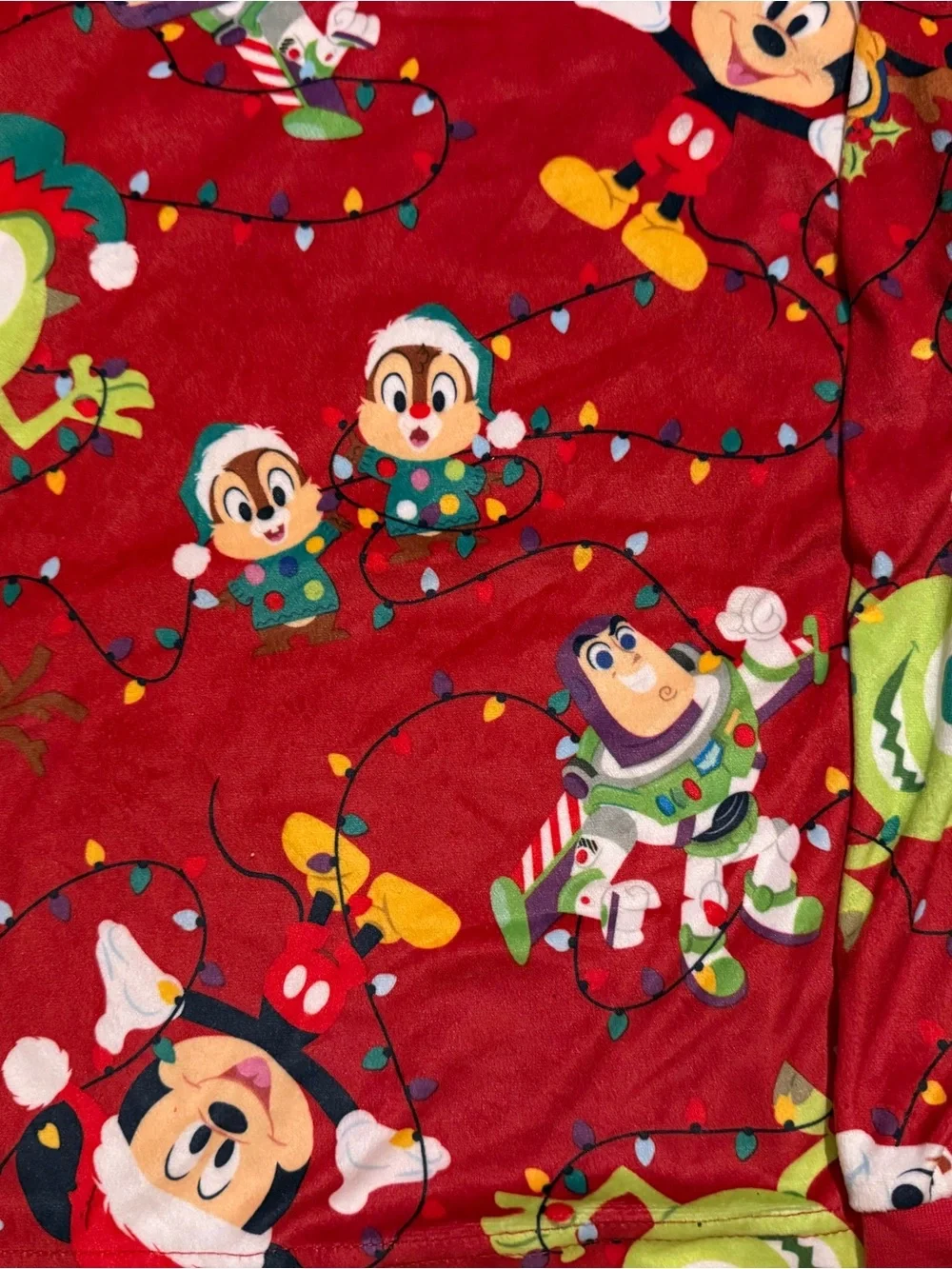 Disney 100 Boys S 6/7 Christmas Pajama Set NWOT